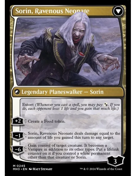 Sorin of House Markov // Sorin, Ravenous Neonate - Foil
