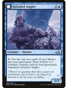 Grizzled Angler // Grisly Anglerfish - Foil