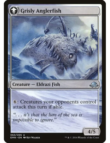 Grizzled Angler // Grisly Anglerfish - Foil