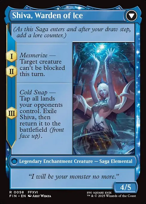 Jill, Shiva's Dominant // Shiva, Warden of Ice