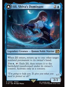 Jill, Shiva's Dominant // Shiva, Warden of Ice - Foil