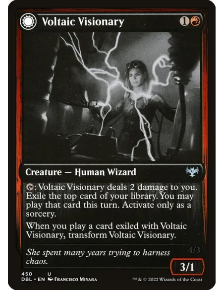 Voltaic Visionary // Volt-Charged Berserker - Foil