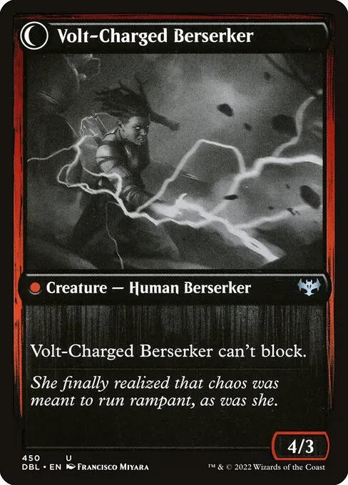 Voltaic Visionary // Volt-Charged Berserker - Foil