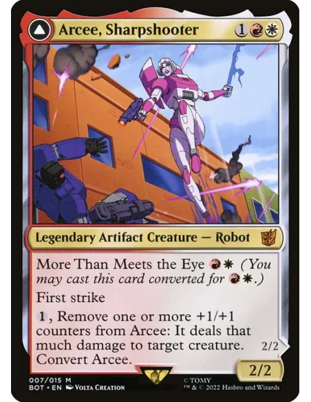 Arcee, Sharpshooter // Arcee, Acrobatic Coupe - Foil