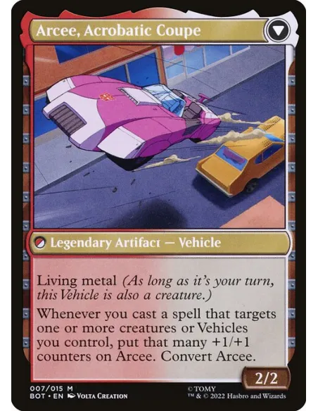 Arcee, Sharpshooter // Arcee, Acrobatic Coupe - Foil