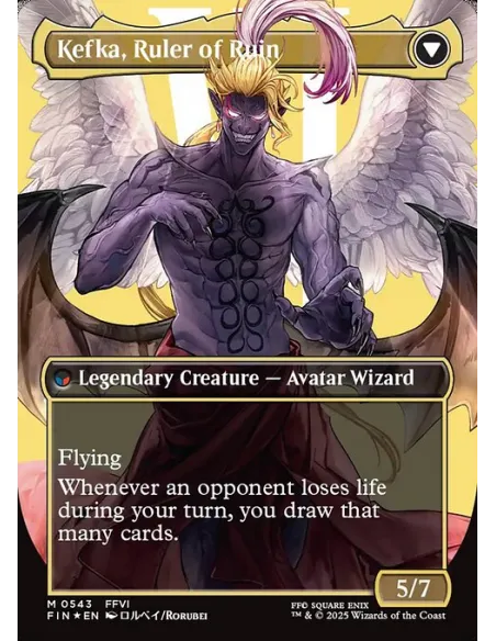 Kefka, Court Mage // Kefka, Ruler of Ruin - Foil