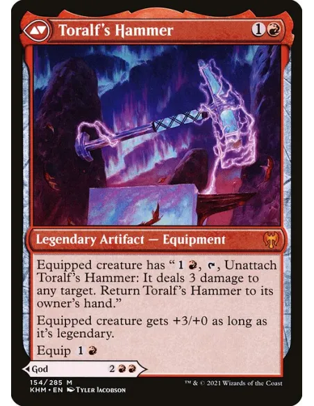 Toralf, God of Fury // Toralf's Hammer - Foil