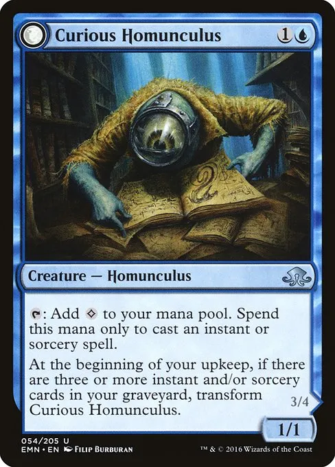 Curious Homunculus // Voracious Reader - Foil