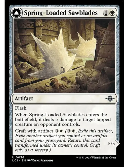 Spring-Loaded Sawblades // Bladewheel Chariot - Foil