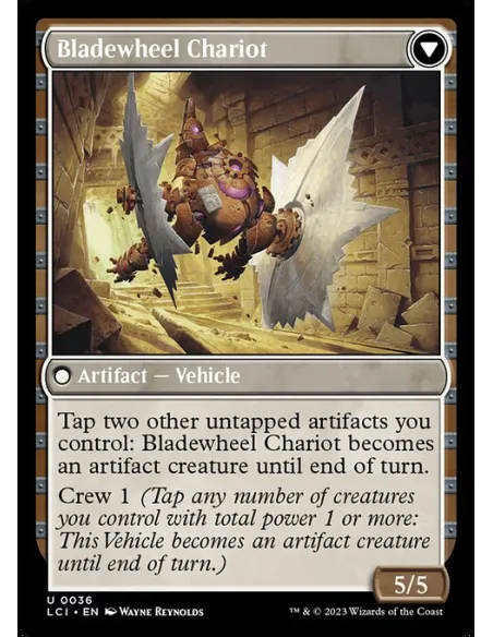 Spring-Loaded Sawblades // Bladewheel Chariot - Foil