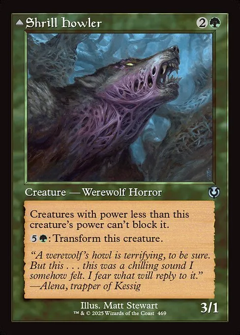 Shrill Howler // Howling Chorus - Foil