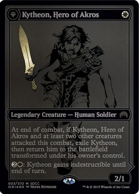 Kytheon, Hero of Akros // Gideon, Battle-Forged - Foil