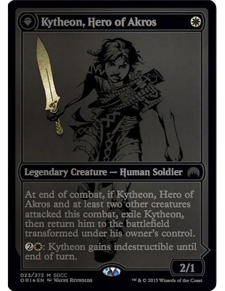 Kytheon, Hero of Akros // Gideon, Battle-Forged - Foil
