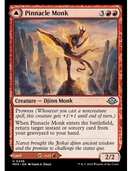 Pinnacle Monk // Mystic Peak - Foil