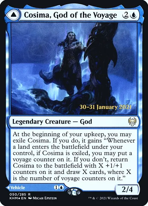 Cosima, God of the Voyage // The Omenkeel - Foil