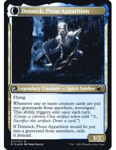 Dennick, Pious Apprentice // Dennick, Pious Apparition - Foil 2