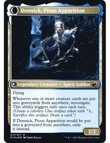 Dennick, Pious Apprentice // Dennick, Pious Apparition - Foil