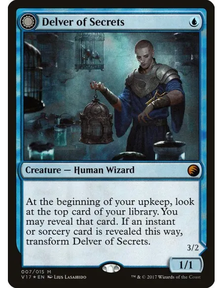 Delver of Secrets // Insectile Aberration - Foil