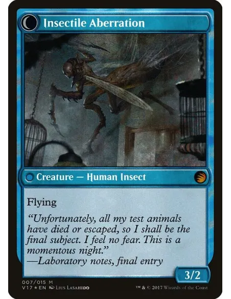 Delver of Secrets // Insectile Aberration - Foil