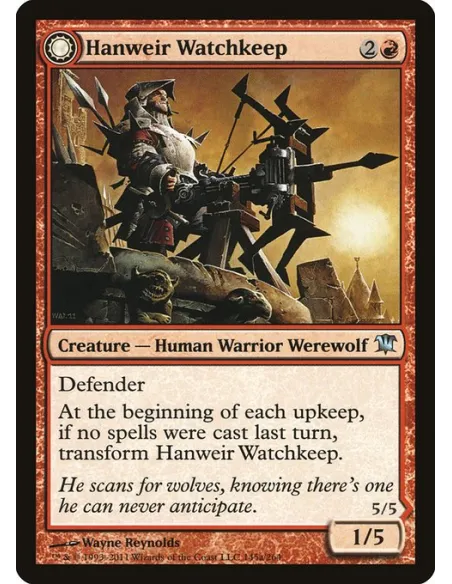 Hanweir Watchkeep // Bane of Hanweir - Foil