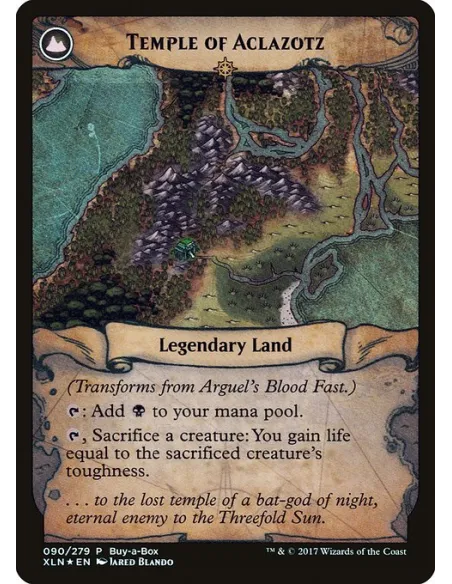 Arguel's Blood Fast // Temple of Aclazotz - Foil
