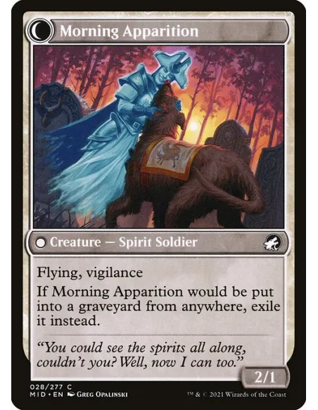Mourning Patrol // Morning Apparition - Foil