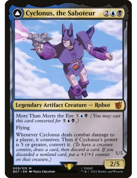 Cyclonus, the Saboteur // Cyclonus, Cybertronian Fighter