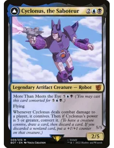 Cyclonus, the Saboteur // Cyclonus, Cybertronian Fighter - Foil