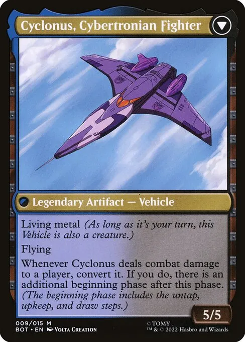 Cyclonus, the Saboteur // Cyclonus, Cybertronian Fighter - Foil