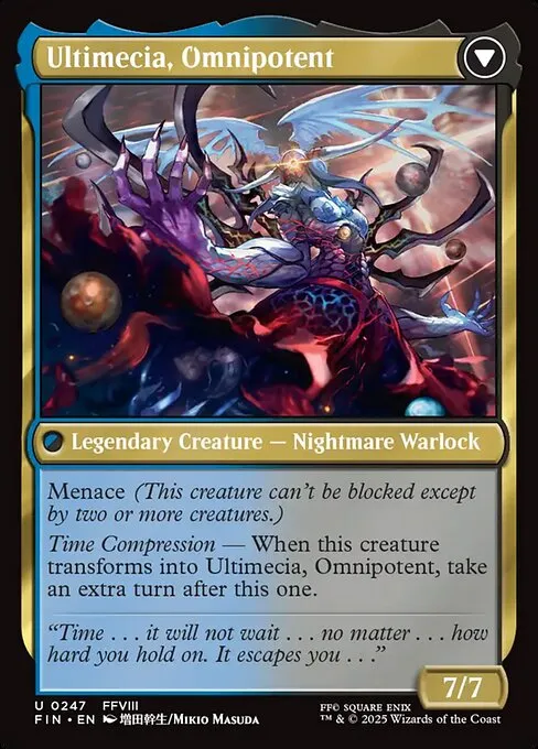 Ultimecia, Time Sorceress // Ultimecia, Omnipotent - Foil