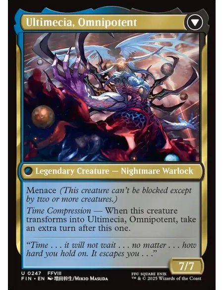 Ultimecia, Time Sorceress // Ultimecia, Omnipotent - Foil