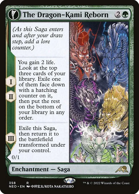 The Dragon-Kami Reborn // Dragon-Kami's Egg - Foil