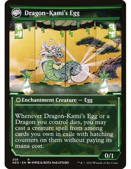 The Dragon-Kami Reborn // Dragon-Kami's Egg - Foil
