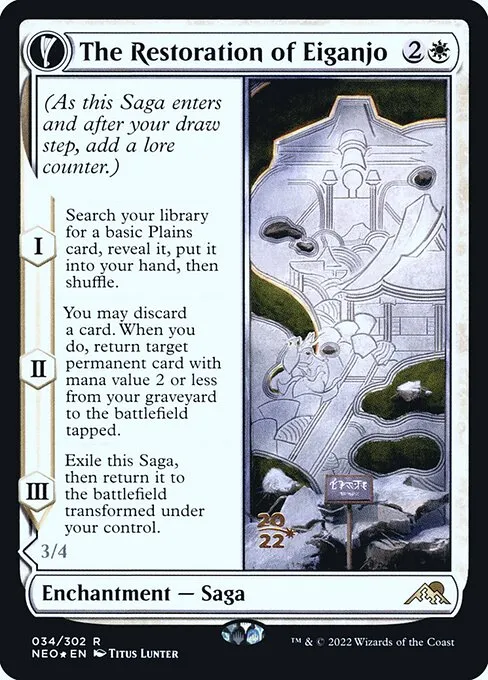 The Restoration of Eiganjo // Architect of Restoration - Foil