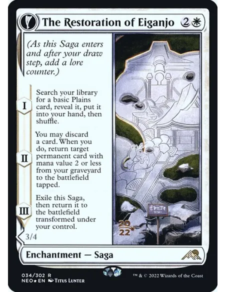 The Restoration of Eiganjo // Architect of Restoration - Foil