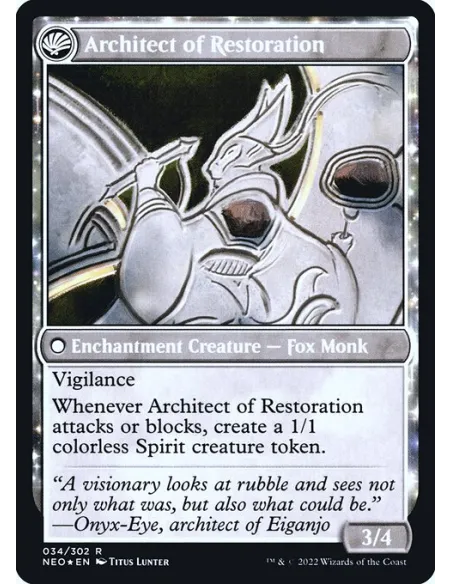 The Restoration of Eiganjo // Architect of Restoration - Foil
