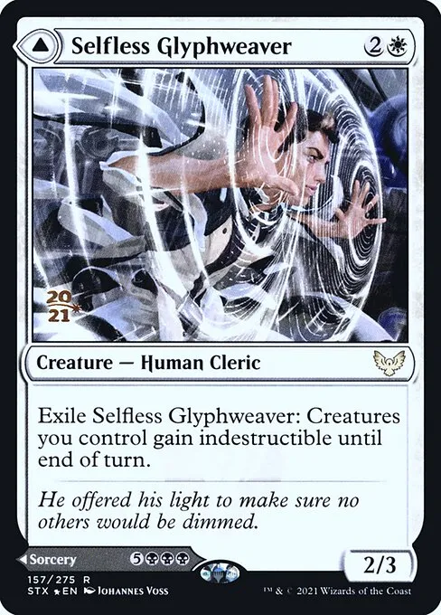 Selfless Glyphweaver // Deadly Vanity - Foil