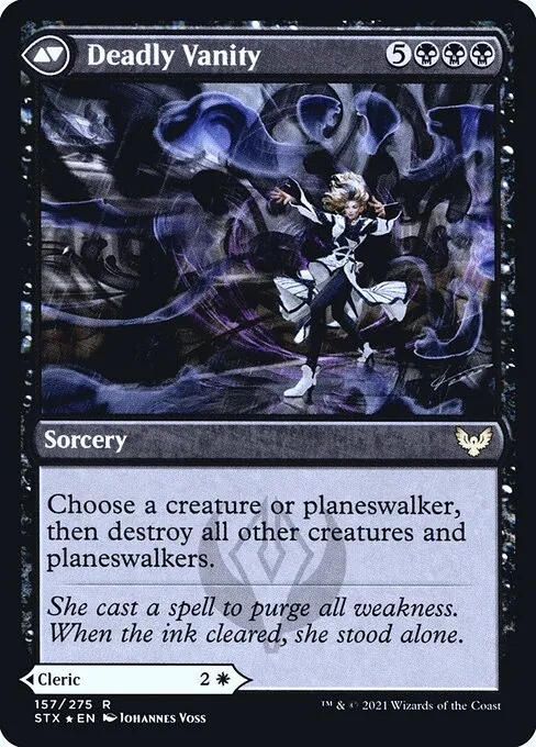 Selfless Glyphweaver // Deadly Vanity - Foil