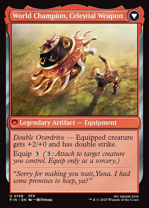 Sidequest: Play Blitzball // World Champion, Celestial Weapon - Foil