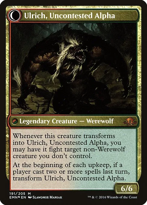 Ulrich of the Krallenhorde // Ulrich, Uncontested Alpha - Foil