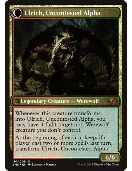 Ulrich of the Krallenhorde // Ulrich, Uncontested Alpha - Foil