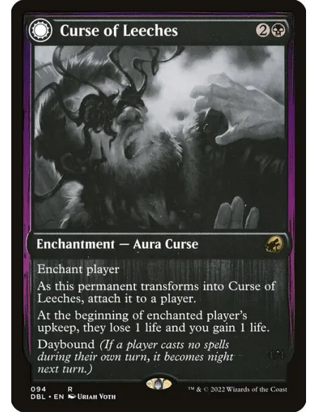 Curse of Leeches // Leeching Lurker - Foil