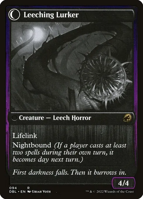 Curse of Leeches // Leeching Lurker - Foil