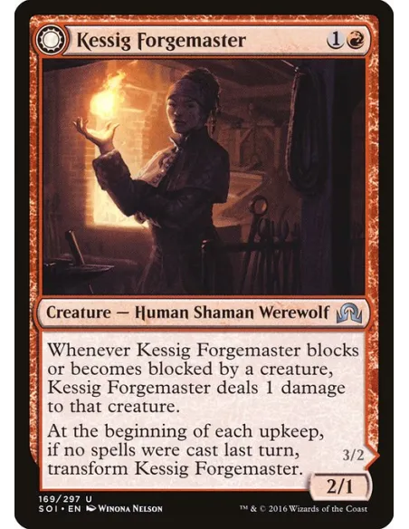 Kessig Forgemaster // Flameheart Werewolf - Foil