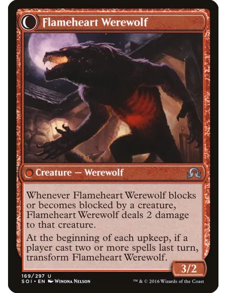 Kessig Forgemaster // Flameheart Werewolf - Foil