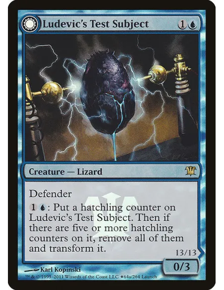 Ludevic's Test Subject // Ludevic's Abomination - Foil