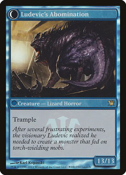 Ludevic's Test Subject // Ludevic's Abomination - Foil