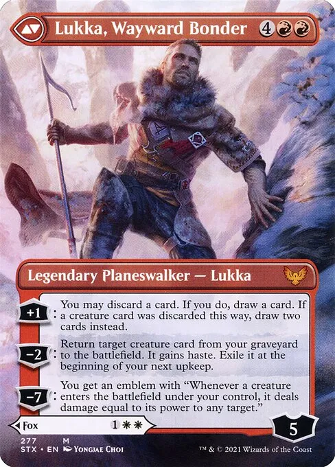 Mila, Crafty Companion // Lukka, Wayward Bonder - Foil