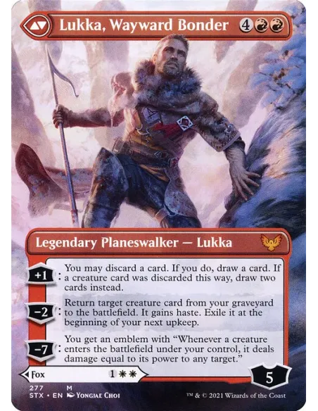 Mila, Crafty Companion // Lukka, Wayward Bonder - Foil