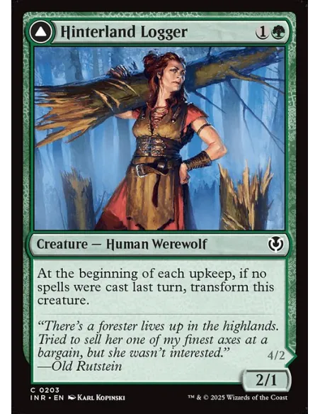 Hinterland Logger // Timber Shredder - Foil